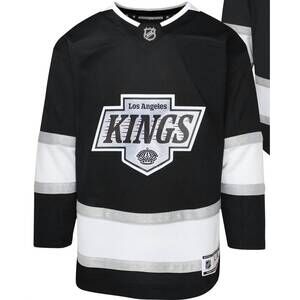 NEW LA KINGS kid's blank premium home jersey in black